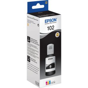 Epson 102 - Inktfles - Zwart - 127 ml