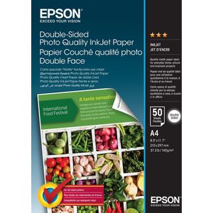 Epson Double-Sided Photo Quality Inkjet papier voor inkjetprinter A4 (210x297 mm) Mat 50 vel