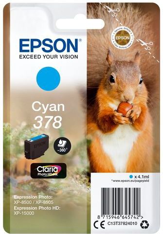 Epson - Ink 378 Squirrel - 4.1ml - CY - Verlaag Afdrukkosten