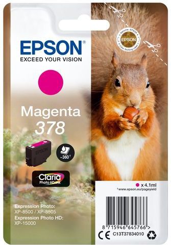 Epson Squirrel C13T37834020 inktcartridge 1 stuk(s) Origineel Normaal rendement