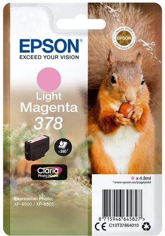 Epson - 378 - Inktcartridge - Lichtmagenta - 4.8ml - 360 pagina's