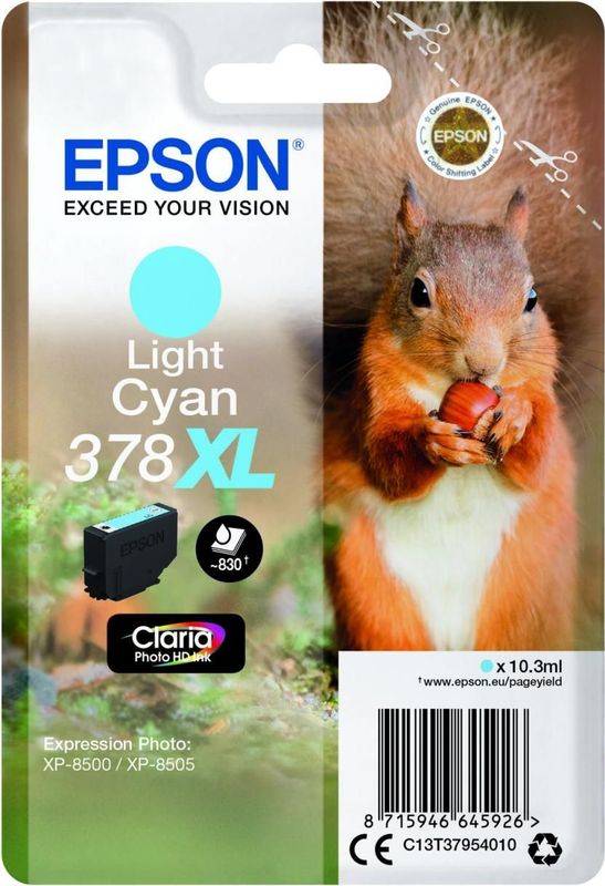 Original Ink Cartridge Epson 378XL 10,3 ml Cyan