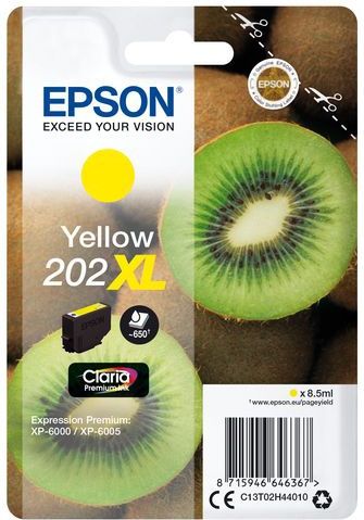 Epson - 202XL - Inktcartridge - Geel - Enkele Verpakking
