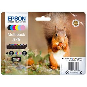 Epson - 378 - Inktcartridge - Zwart, Cyaan, Lichtyaan, Lichtmagenta, Geel