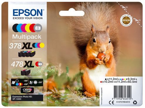 Original Ink Cartridge Epson C13T379D4010 Multicolour