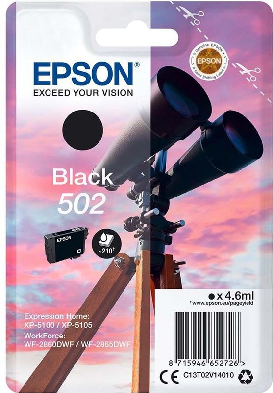 Epson 502 (C13T02V14010) - Schwarz - Druckerpatrone