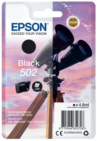 Epson 502 - Inktcartridge / Zwart
