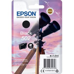 Epson 502 inktcartridge 1 stuk(s) Origineel Normaal rendement Zwart