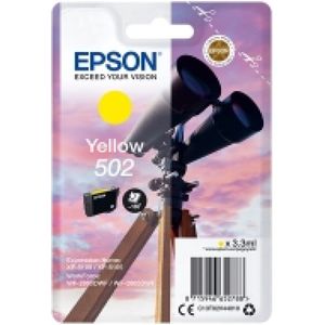 Epson 502 inktcartridge 1 stuk(s) Origineel Normaal rendement Geel