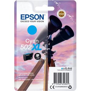 Epson 502XL inktcartridge cyaan hoge capaciteit (origineel)