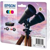 Epson 502 3.3ml 4.6ml 210pagina's 165pagina's Zwar - Cyaa - Magent - Geel Inktcartridge