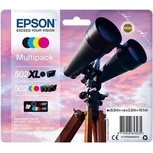 Epson Inktcartridge 502XL - Zwart + 3 Kleuren