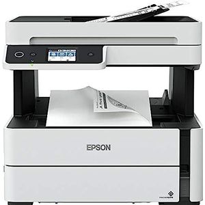 Epson EcoTank M3180 Mono All-in-One, PrecisionCore ™ TFP printkop, All-in-one, A4, Wi-Fi, Grijs (Inktreservoir, Zwart-wit), Printer, Grijs