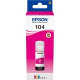 Epson - 104 EcoTank - 65ml Magenta - Schrijf- en Tekeninkt