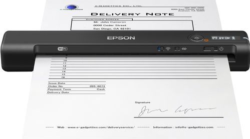 Epson - Workforce Es-60w - Mobiele Scanner - Wit - 600 DPI