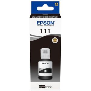 Epson 111 Inktfles - Zwart - Geschikt voor EcoTank