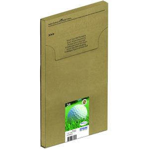 Epson Golf ball C13T34664510 inktcartridge 1 stuk(s) Origineel Normaal rendement Zwart, Cyaan, Magenta, Geel
