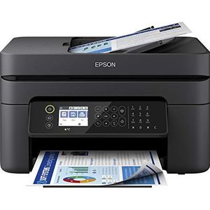 Epson WorkForce WF-2850DWF 4-in-1 multifunctionele inkjetprinter, printer (scannen, kopiëren, fax, wifi, ADF, duplex, afzonderlijke cartridges, DIN A4), zwart