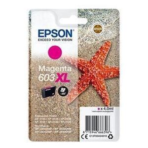 Epson Originele 603XL zeesterren, WF-2830DWF WF-2835DWF WF-2850DWF XP-2100 XP-2105 XP-3100 XP-3105 XP-4100 XP-4105, Amazon Dash Replenishment-geschikt (Magenta) normale verpakking