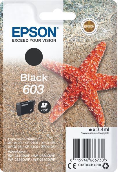 Epson 603 - Schwarz - original - Tintenpatrone