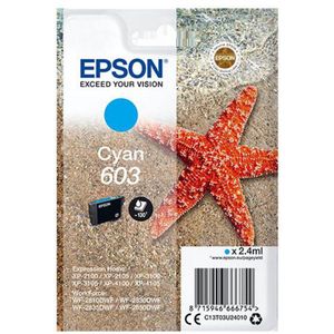 Epson - Singlepack Cyan 603 - Inkt - Kleur: Cyan - Materiaal: Dye en Pigment