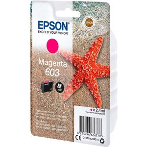 Epson Originele 603 inkt zeester, WF-2830DWF WF-2835DWF WF-2850DWF XP-2100 XP-2105 XP-3100 XP-3105 XP-4100 XP-4105, Amazon Dash Replenishment (Magenta) normale verpakking, standaard