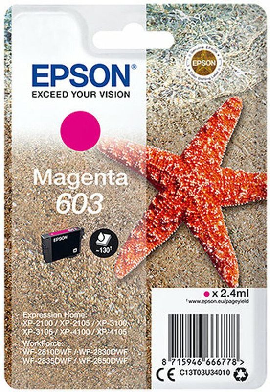 Epson - Singlepack Magenta 603 - Inkt - 1 Stuk