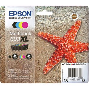 Epson - Ink 603XL - Inktcartridge - Zwart - Origineel - Hoge Opbrengst