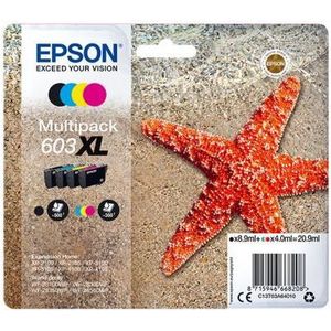Original Ink Cartridge Epson C13T03A64020 4 Pieces Black Multicolour