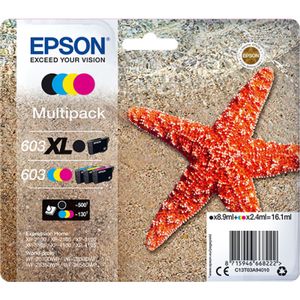 Inktpatroon Epson 603(XL) (T03A9) multipack (origineel)