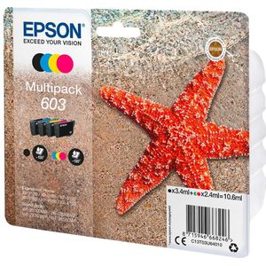 Epson inkt 603, Zeester, BK/C/M/Y Multipack