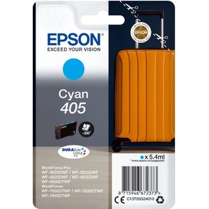 Epson - Singlepack Cyan 405 - Inktpatroon - Cyan - DURABrite Ultra