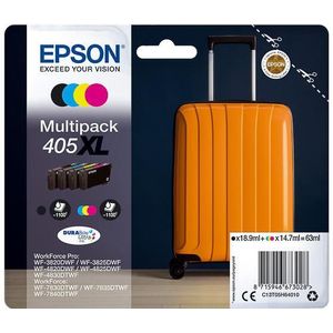 Epson 405XL Multipack - 4-pack - XL - black yellow cyan magenta - original - ink cartridge - Inktpatroon 4 kleuren
