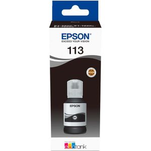 Original Ink Cartridge Epson 113 EcoTank Pigment Black ink bottle Black 140 ml