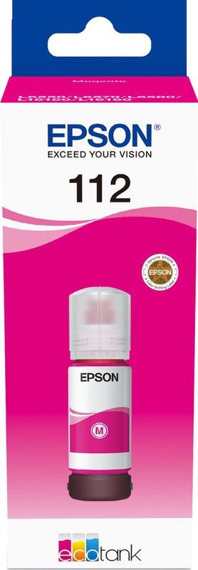 Ink/112 EcoTank Pigment Magenta Bottle