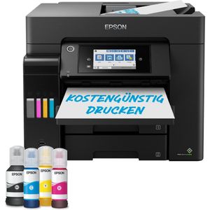 3 Jahre erweiterbare Garantie gratis nach Registrierung* Epson EcoTank ET-5850 A4-Tintentank-Multifunktionsdrucker