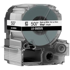 Epson LK-9WBVN tape zwart op wit 50 mm (origineel)