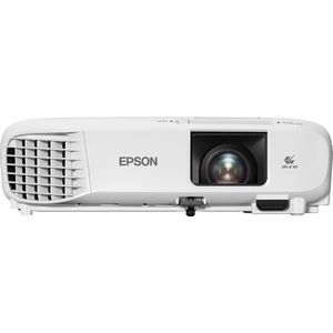 Epson EB-W49 Beamer mit hoher Farbhelligkeit, Keystone-Korrektur und HD Ready für Business-Anwendungen