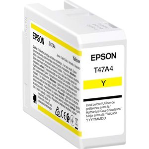 Epson Inktpatroon T47A4 Geel UltraChrome Pro 50ml