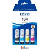 Epson Original EcoTank 104 Nachfülltinte - 4er Multipack (C13T00P640)
