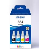 Epson - Ink Ecotank 664 - Inktcartridge - Zwart - Kleurstof