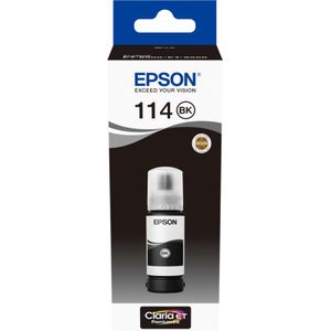 Epson 114 Inktfles - Zwart - 70 ml