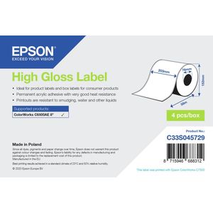 Epson - C33S045729 - Labelrol - High Gloss - 203 mm x 58 m - Origineel