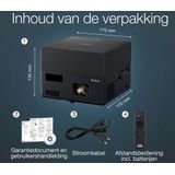 Epson EF-12 - Mini-Laserprojector - Koperen Rand - Ingebouwde Yamaha-Luidspreker