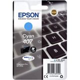 Epson 407 inktcartridge cyaan (origineel)