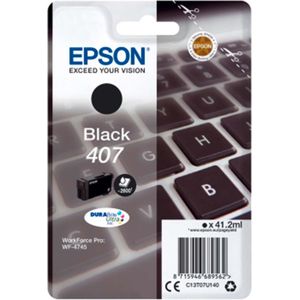 Epson 407 inktcartridge zwart (origineel)