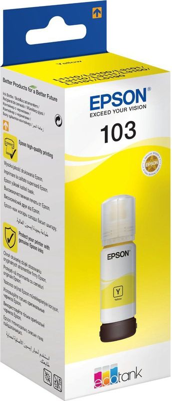 Epson - 103 EcoTank - Inktfles - Geel - C13T00S44A10