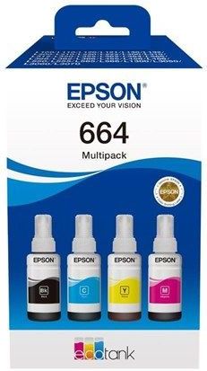 Epson C13T66464A Inktcartridge - 4 stuks - Zwart/Cyaan/Magenta/Geel