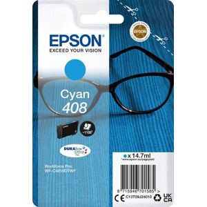 Epson 408 inkt cartridge cyaan (origineel)