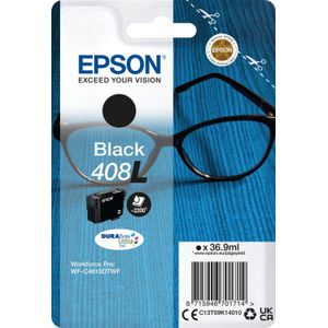 Epson 408XL inktcartridge zwart hoge capaciteit (origineel)